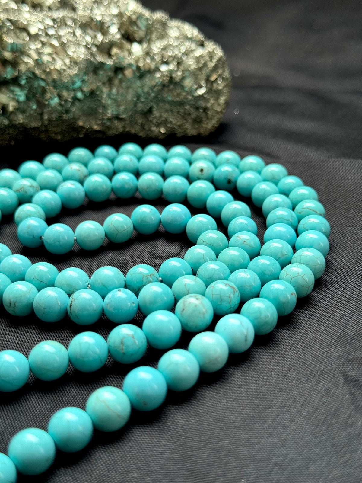 13 Turquoise Turquoise Mala – Gemstone Galaxy