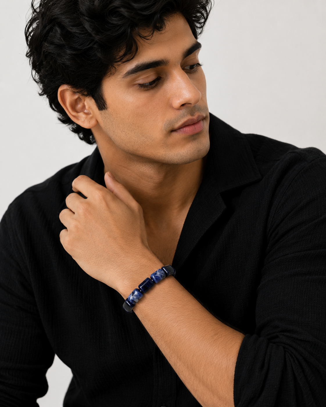 Sodalite Tube Bracelet