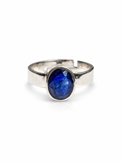 Blue Sapphire (Neelam) Adjustable Ring