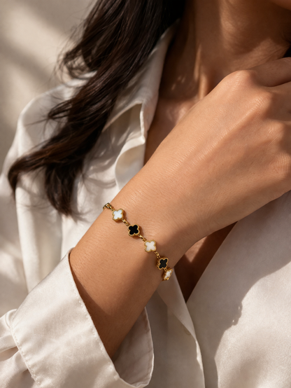 Celestia Clover Charm Bracelet