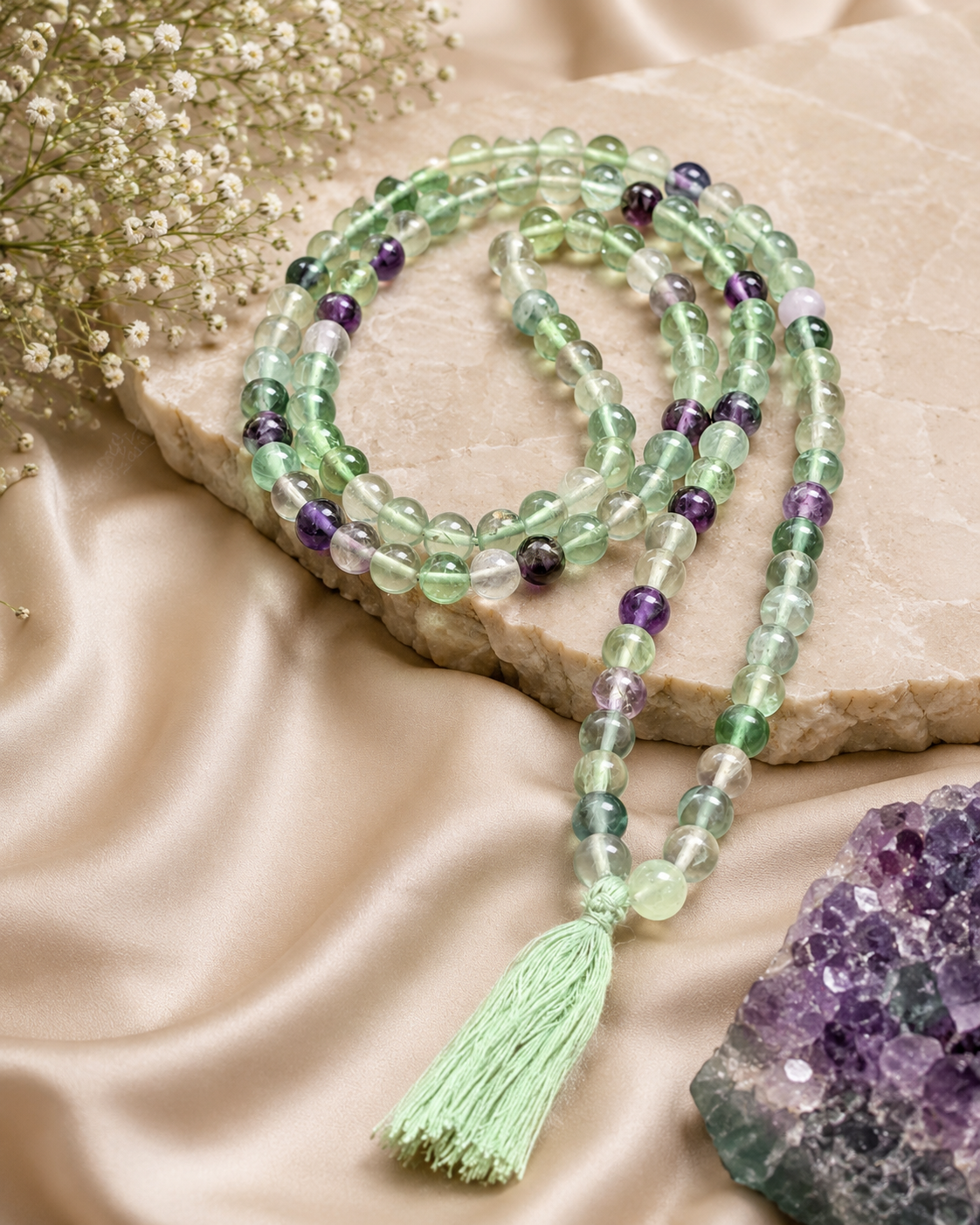 Multi Fluorite Mala