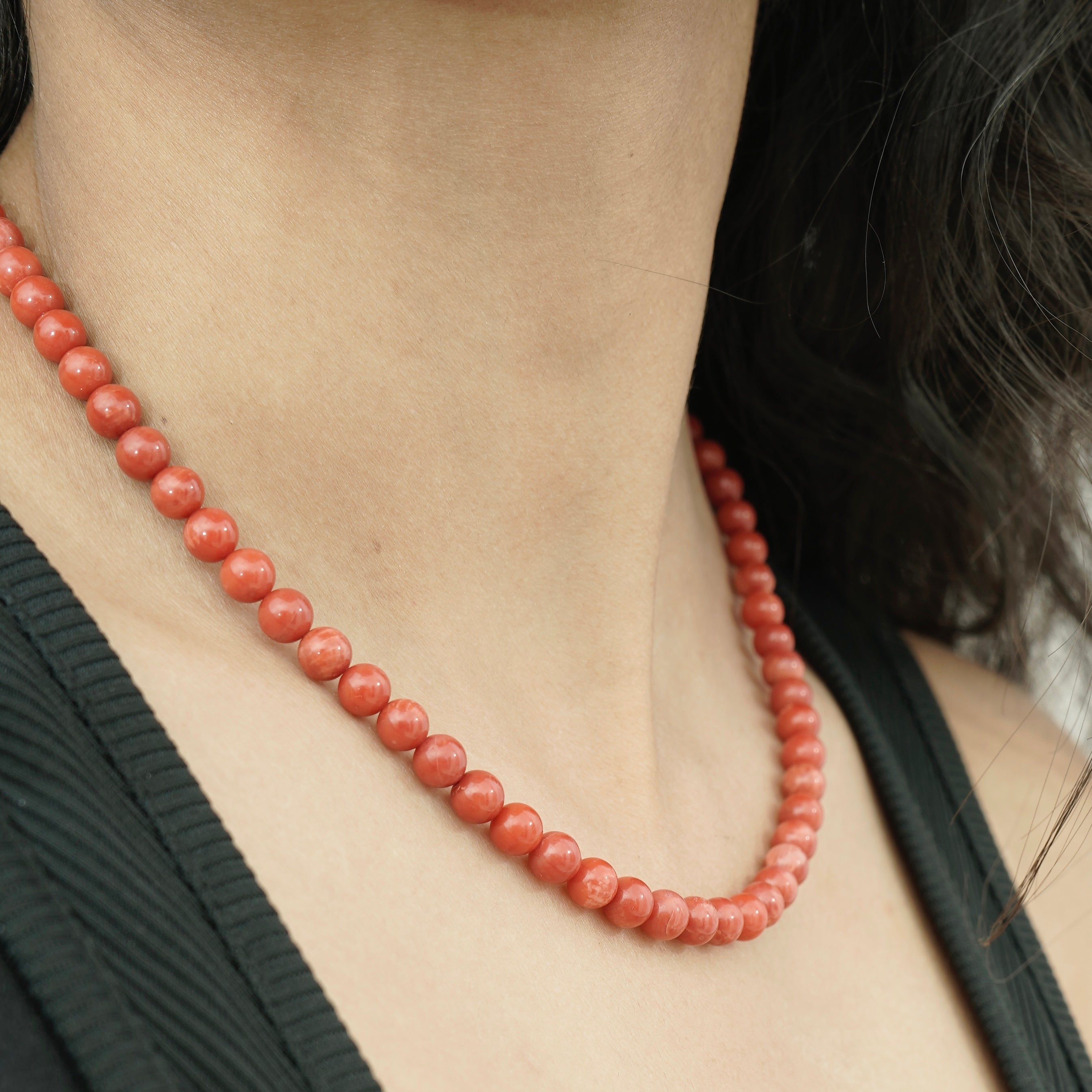 Red Coral (Moonga) Necklace