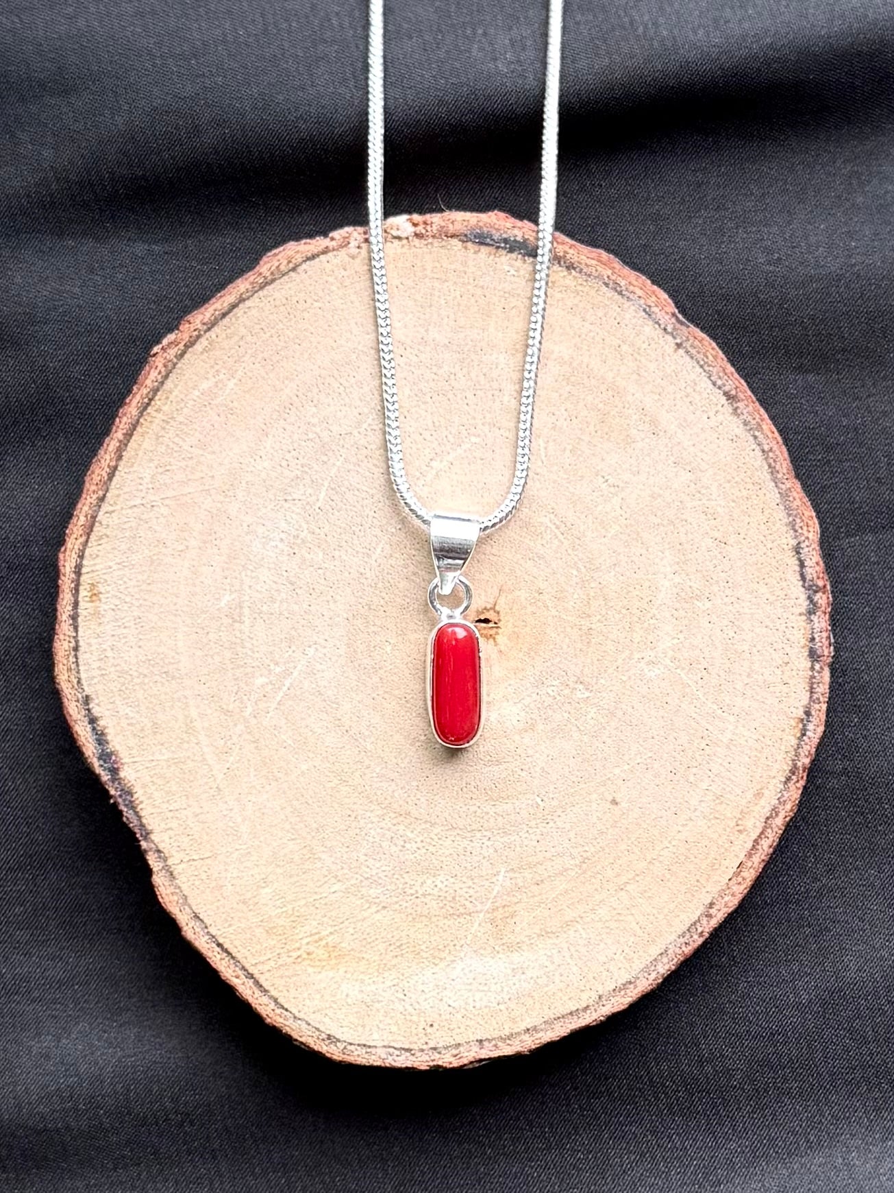 Red Coral (Moonga) Pendant