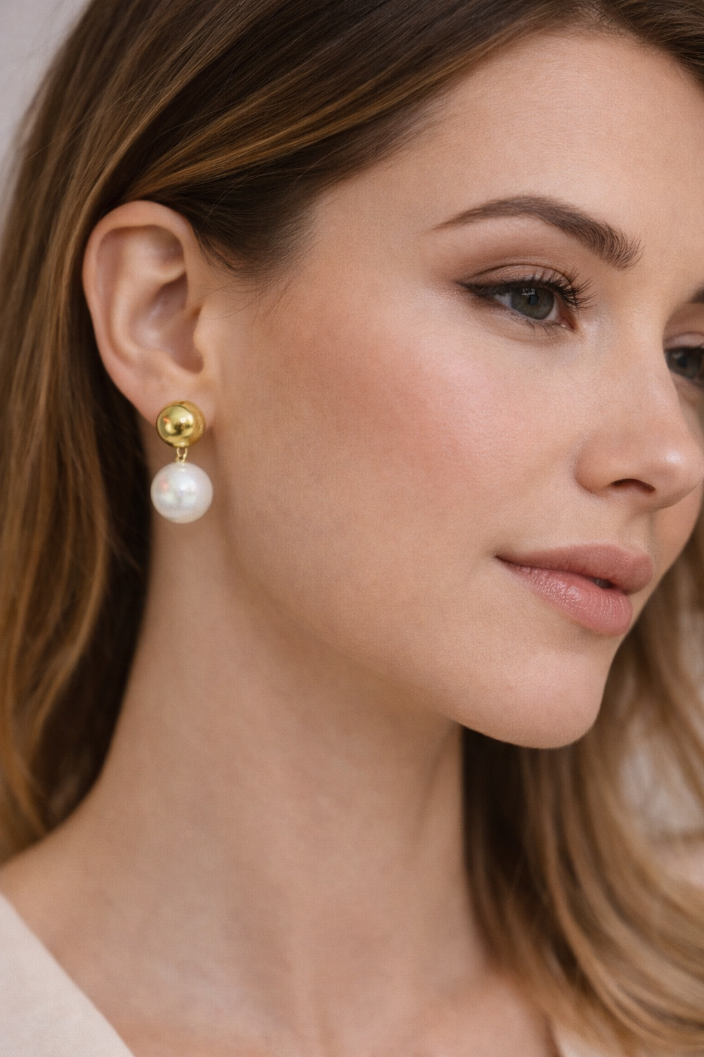 Luna Pearl Drop Earrings
