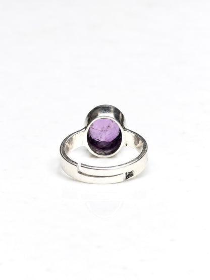 Amethyst Classic Adjustable Ring