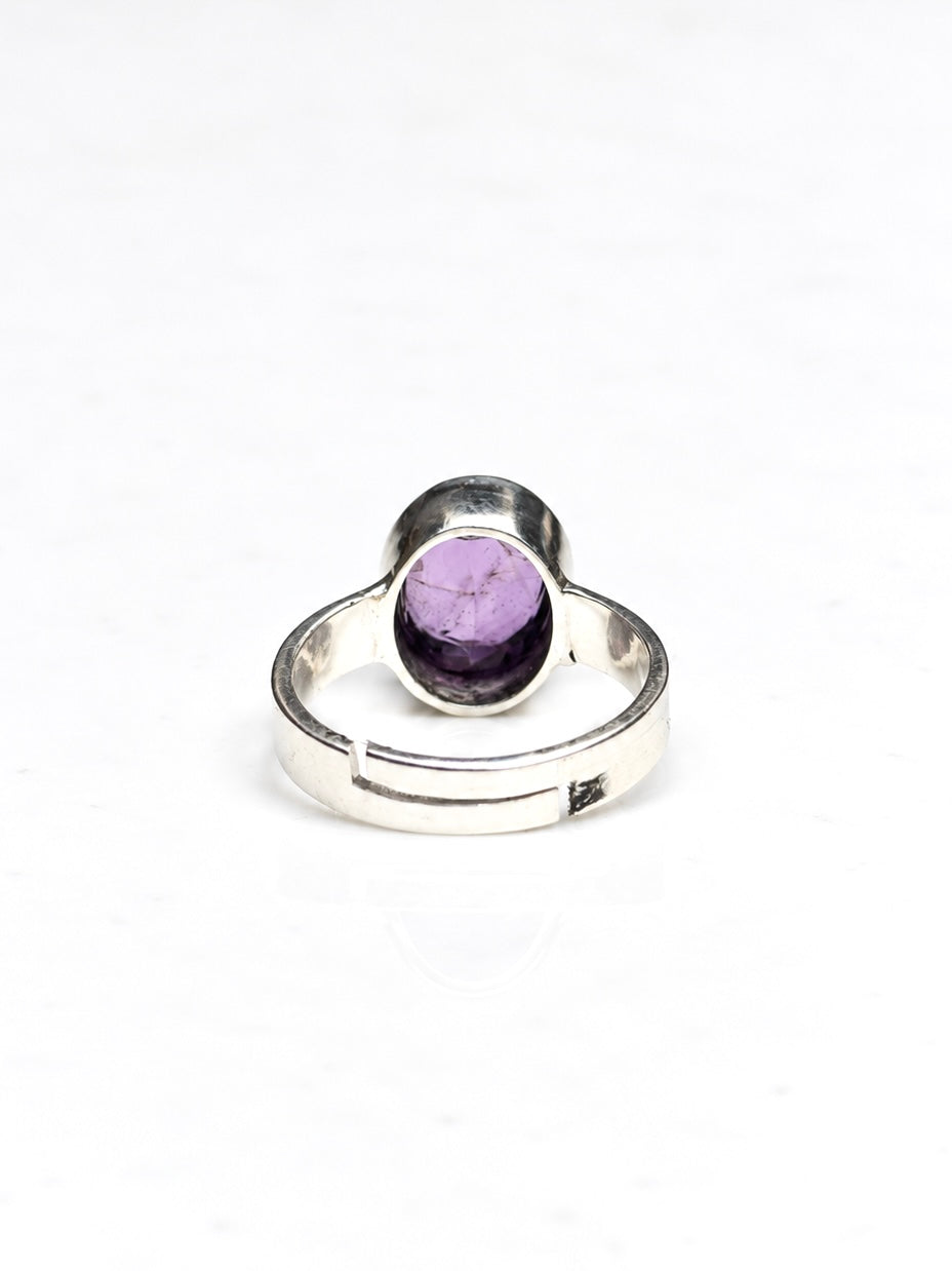 Amethyst Classic Adjustable Ring
