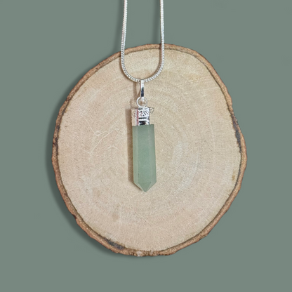 Green Aventurine Pencil Pendant