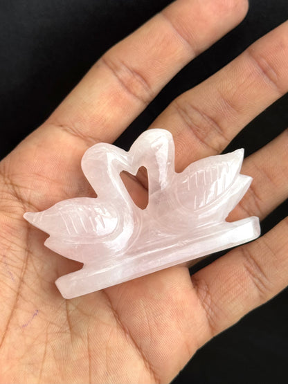 Rose Quartz Duck