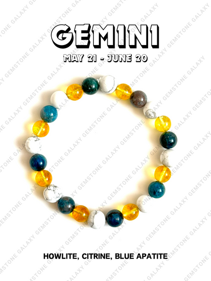 Gemini Zodiac Bracelet (मिथुन राशि)