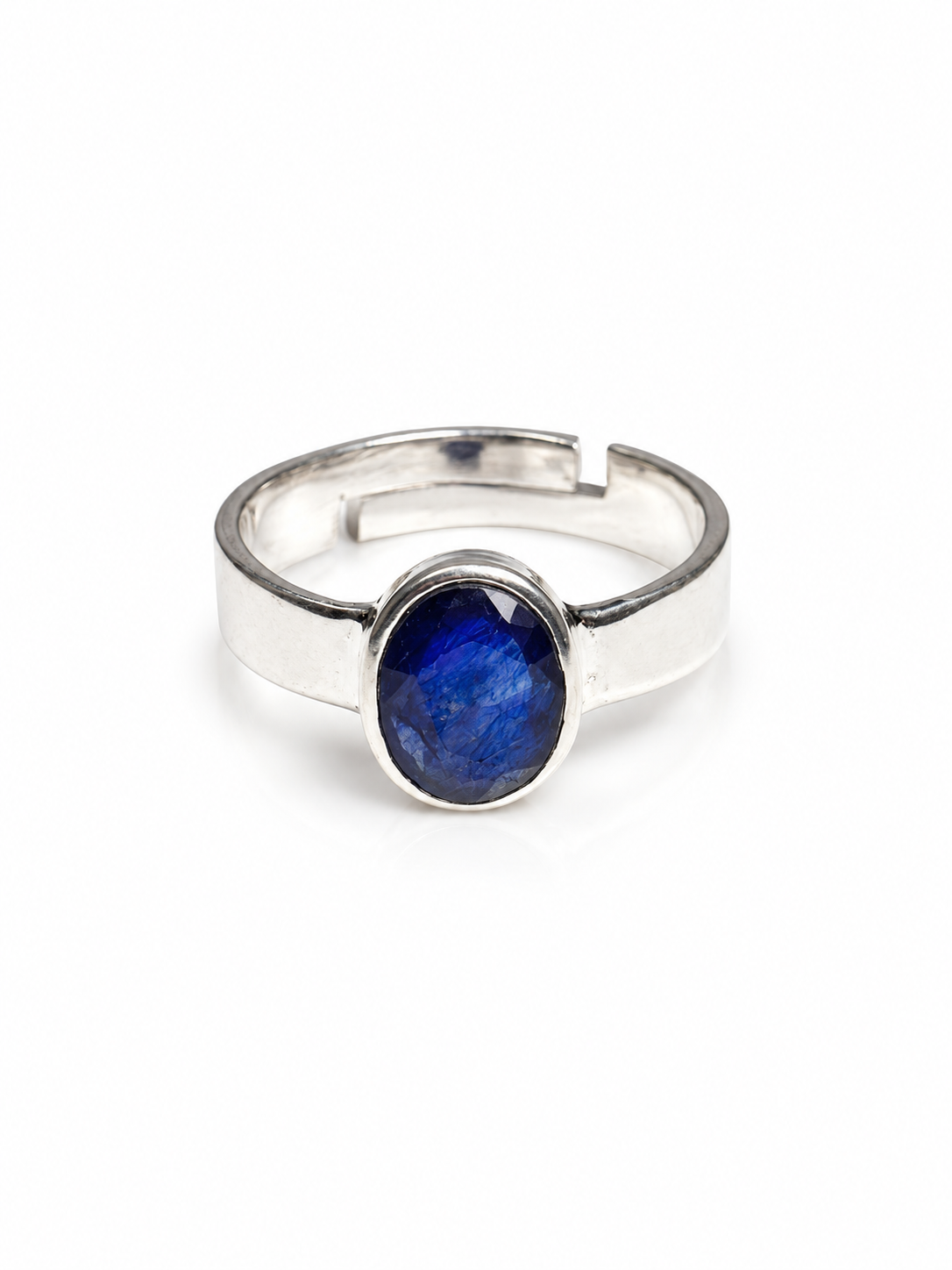 Blue Sapphire (Neelam) Adjustable Ring