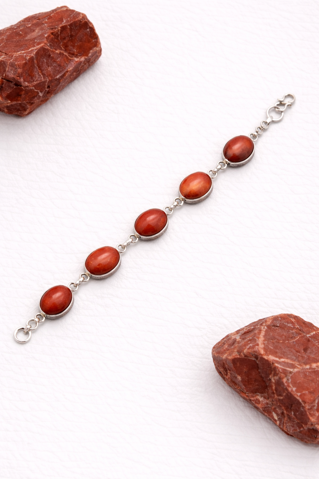 Red Jasper Adjustable Bracelet