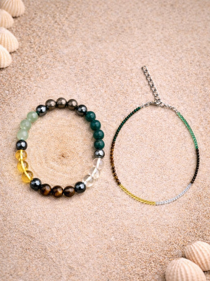 Dhanyog Bracelet & Anklet Combo