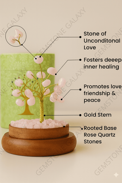 Rose Quartz Dome Tree
