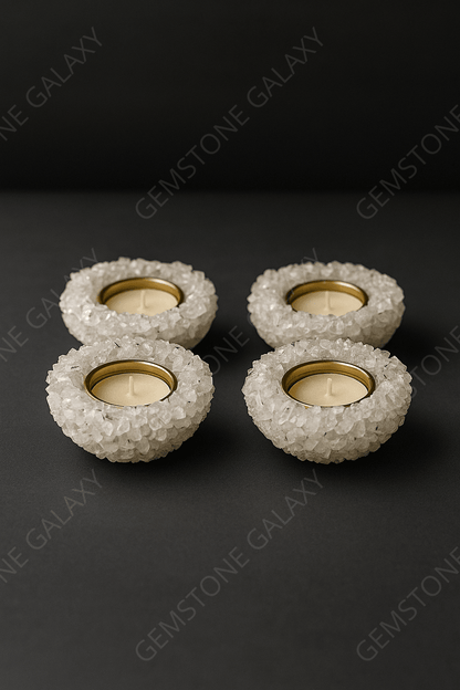 Moonstone Crystal Candle Holder