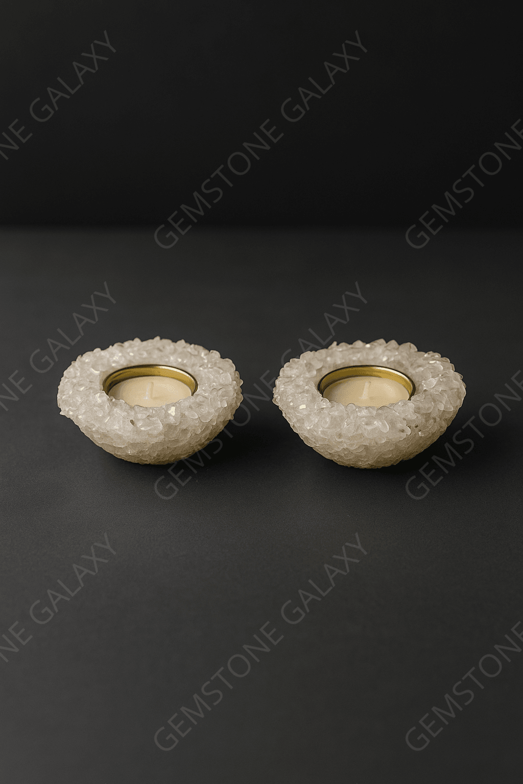 Moonstone Crystal Candle Holder
