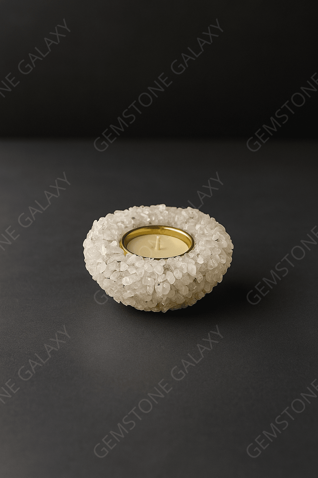 Moonstone Crystal Candle Holder