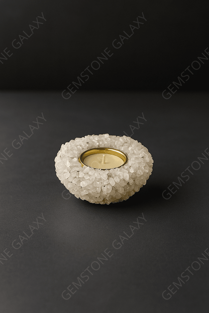 Moonstone Crystal Candle Holder
