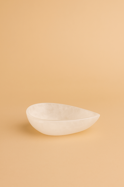 Clear Quartz Diya