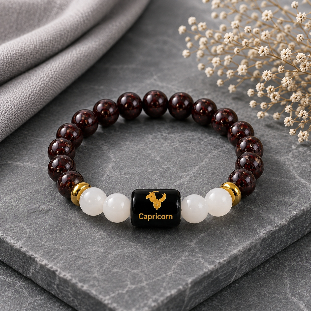 Capricorn Zodiac Bracelet (मकर राशि)