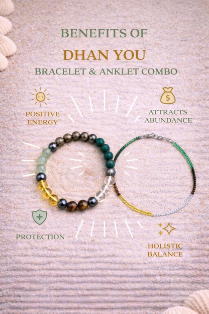 Dhanyog Bracelet & Anklet Combo