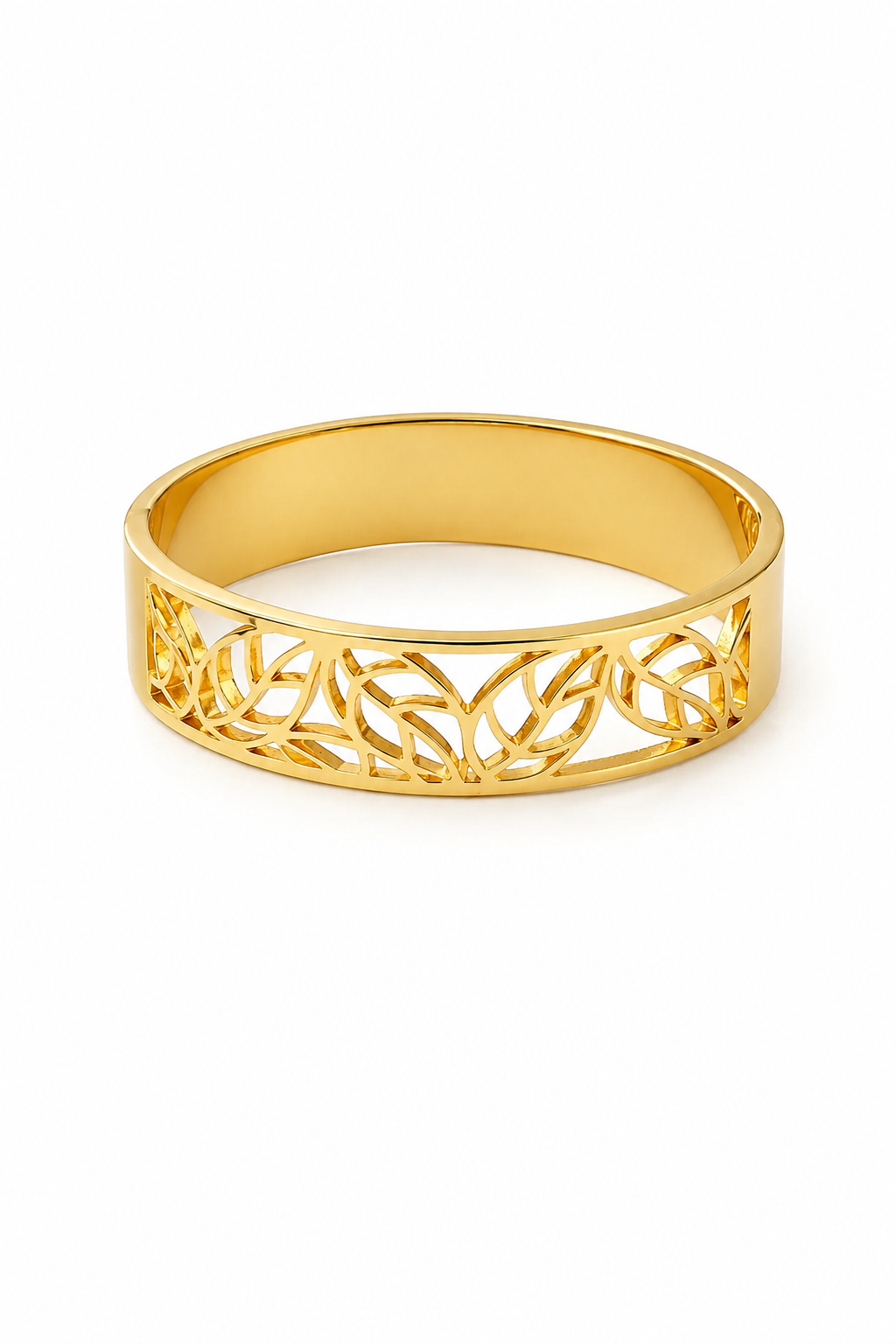 Regal Filigree Gold Bangle