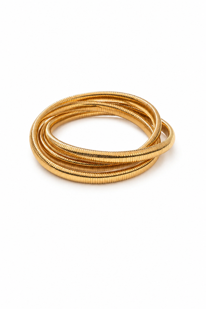 Auric Coil Statement Bracelet