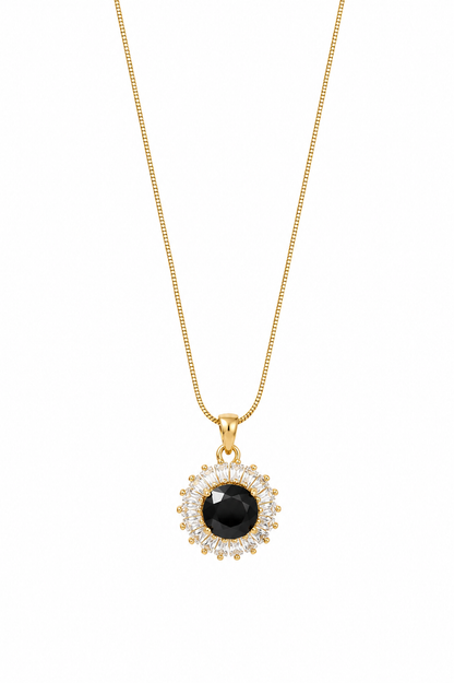 Celestial Halo Pendant Necklace