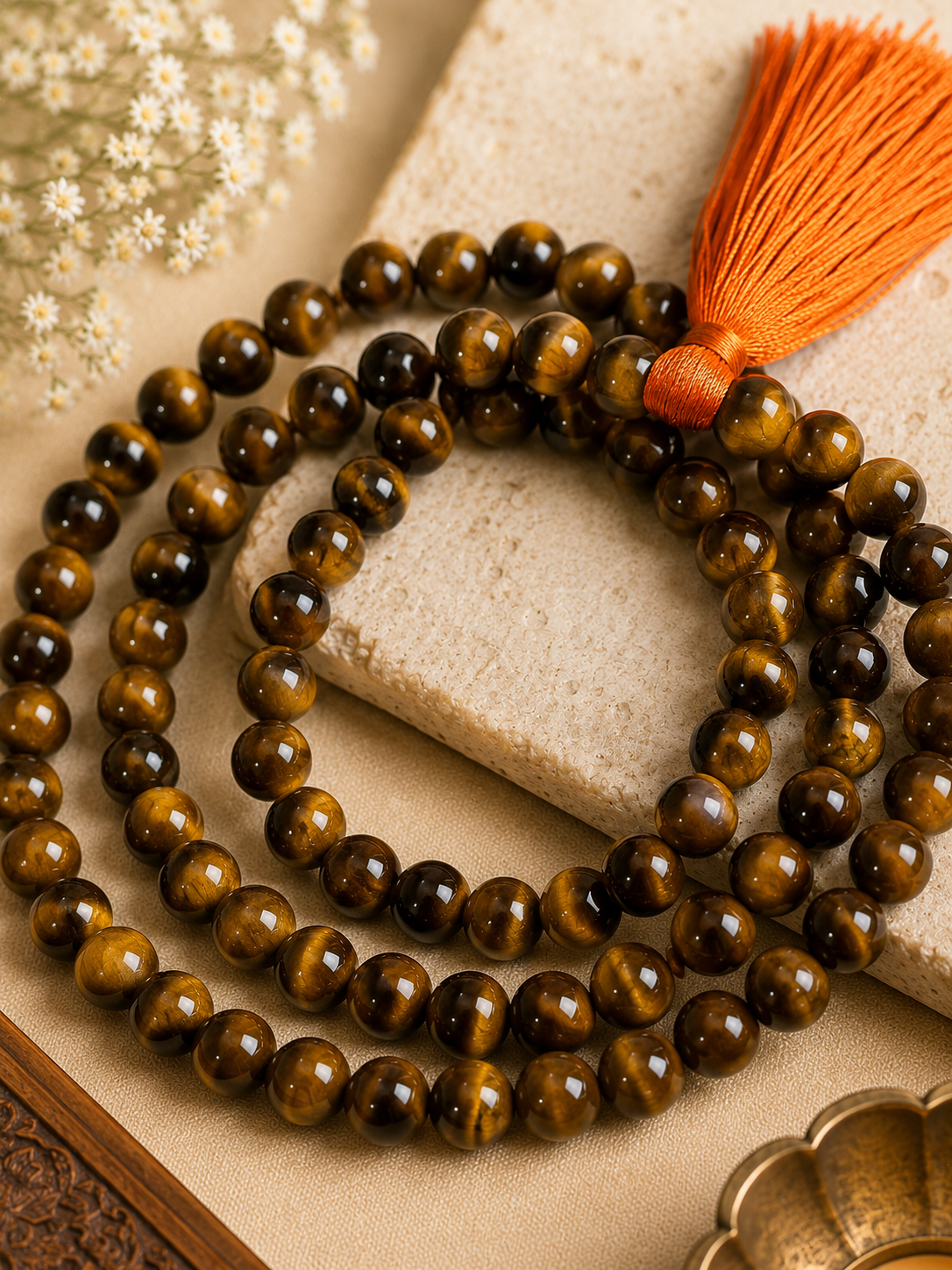 Tiger eye Mala