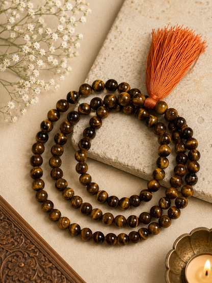 Tiger eye Mala