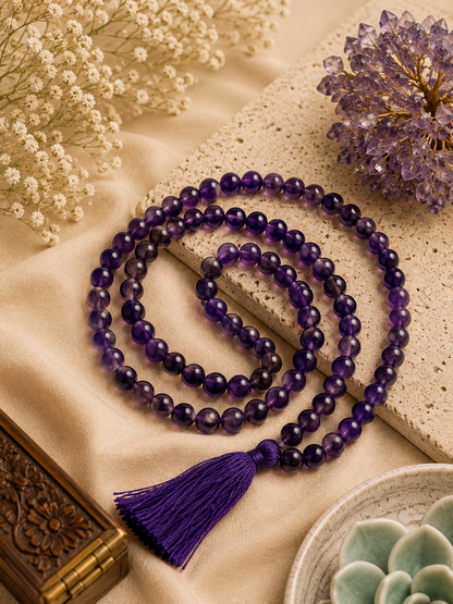 Amethyst Mala