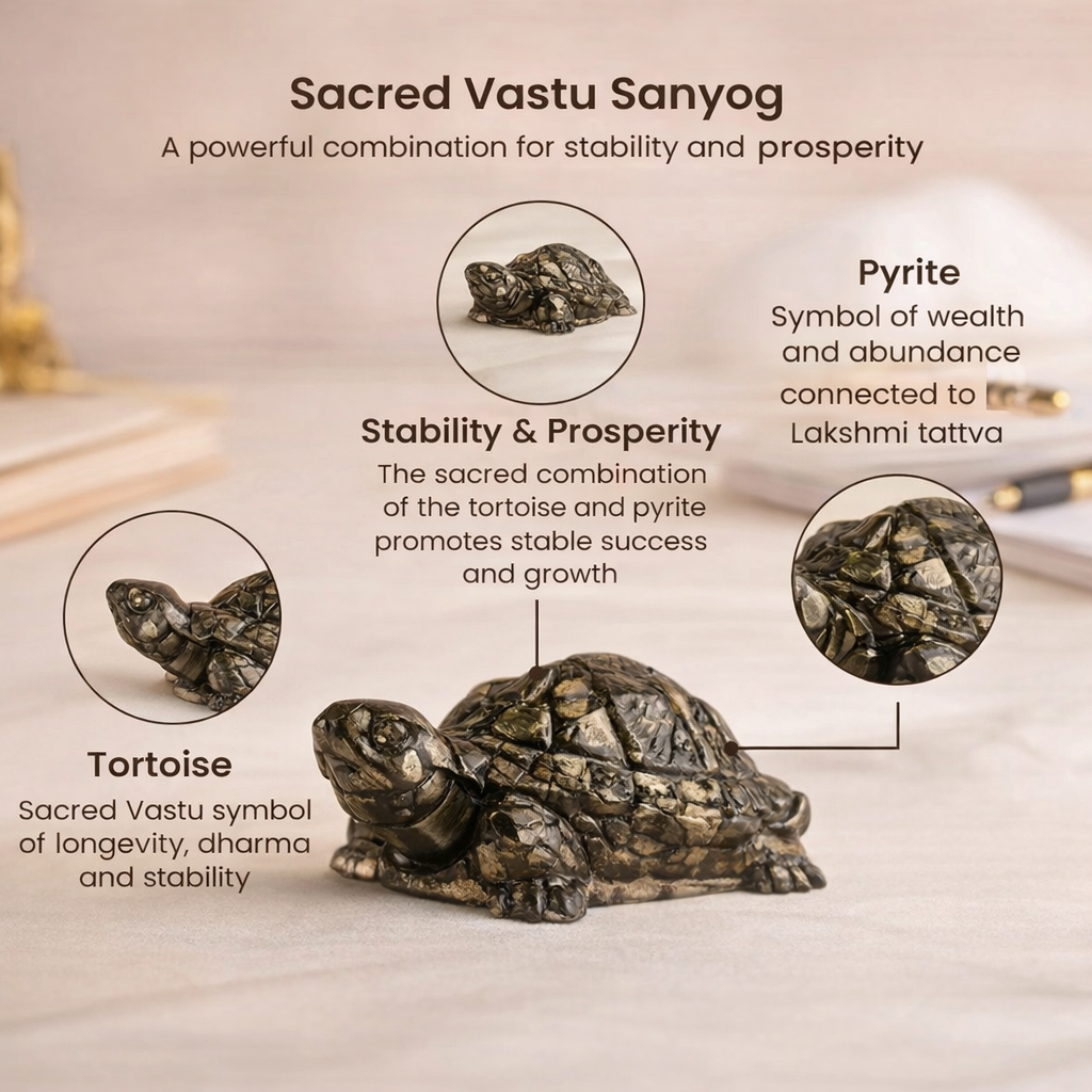 Vastu Pyrite Tortoise (Kachhua)