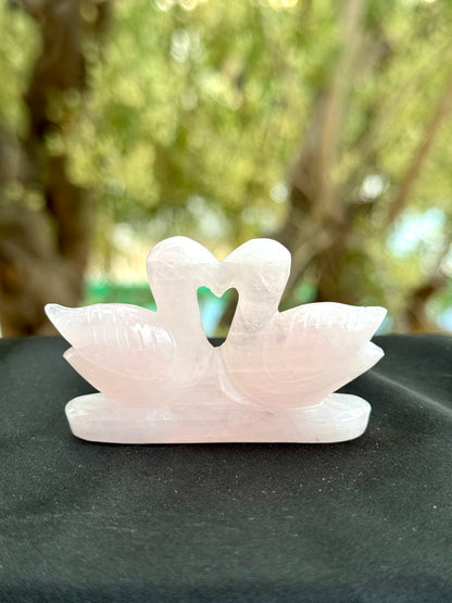 Rose Quartz Duck
