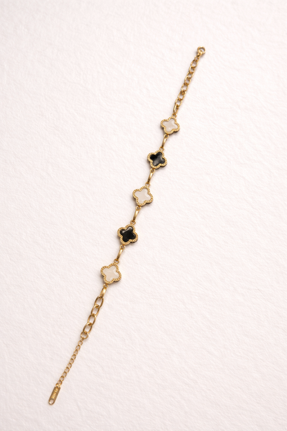 Celestia Clover Charm Bracelet