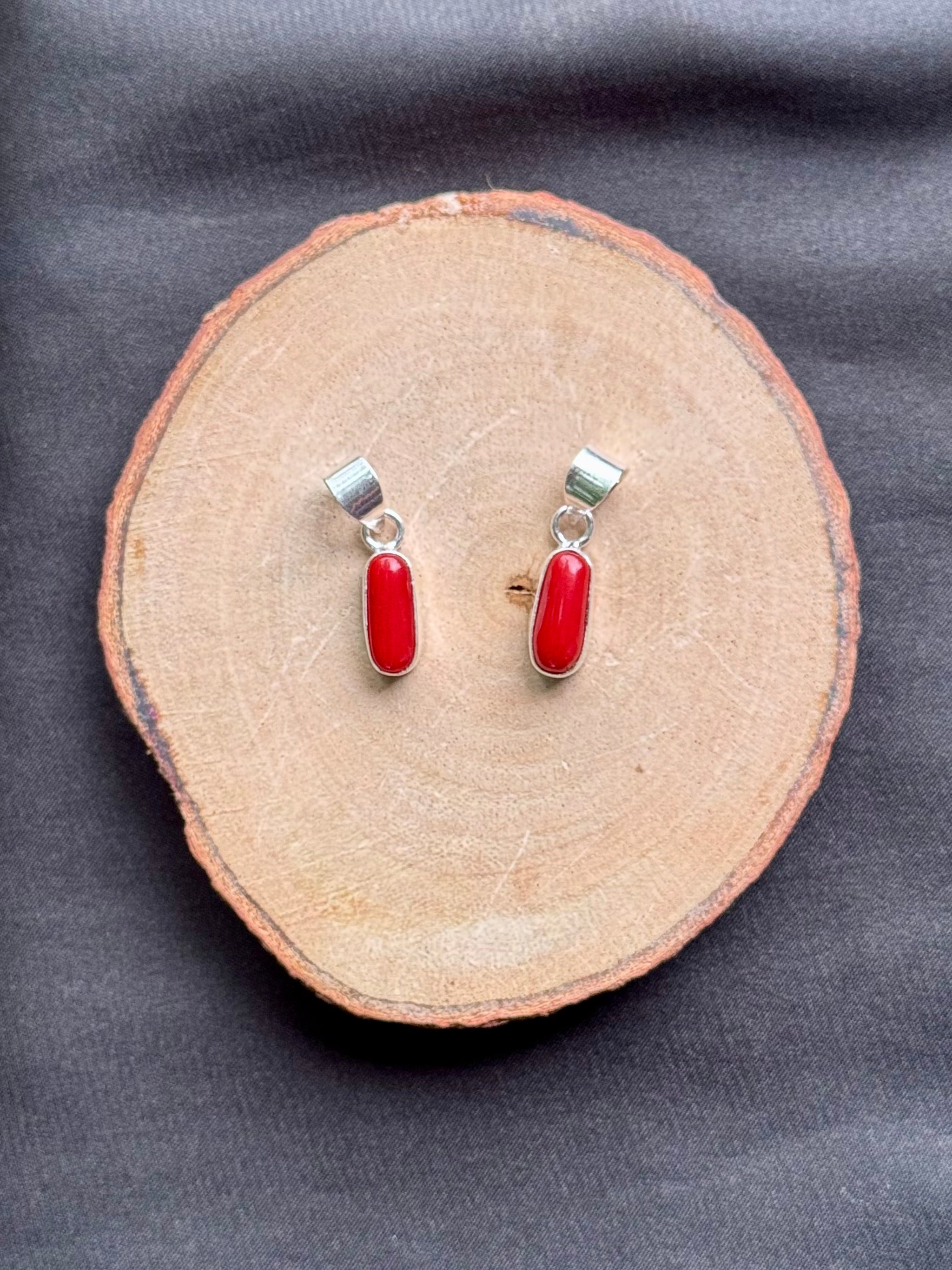 Red Coral (Moonga) Pendant