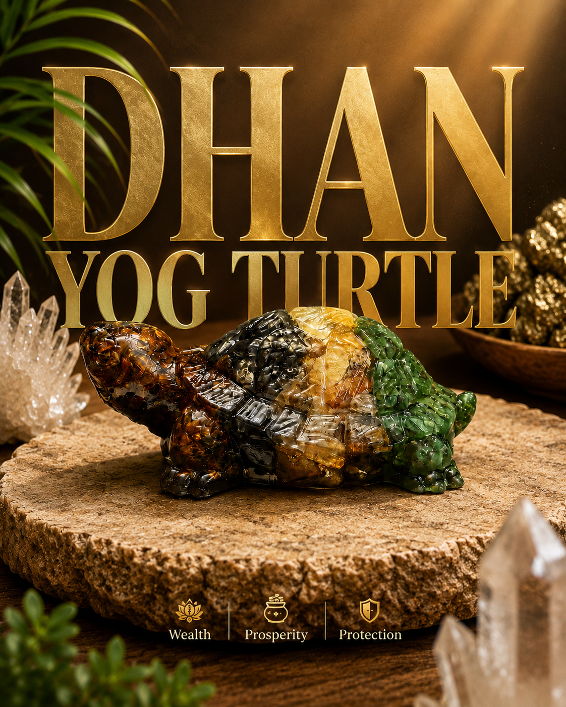 Vastu Dhan Yog Tortoise (Large Size)