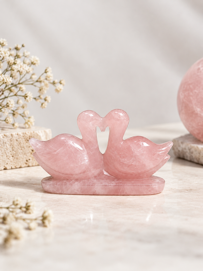 Rose Quartz Duck