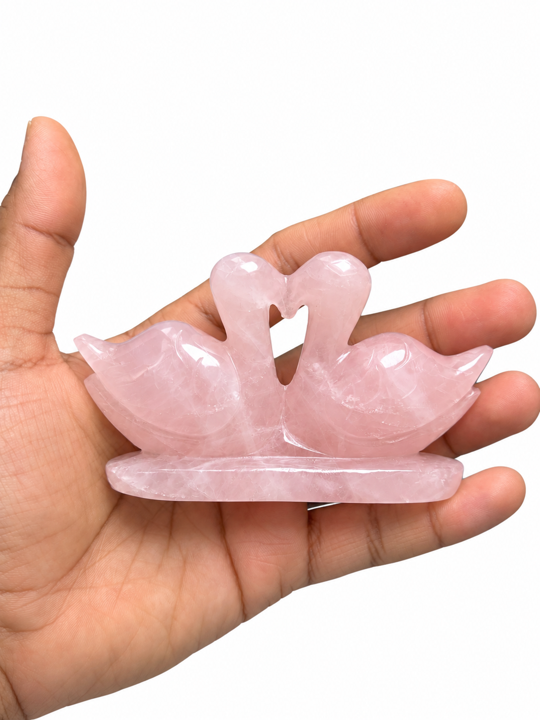 Rose Quartz Duck