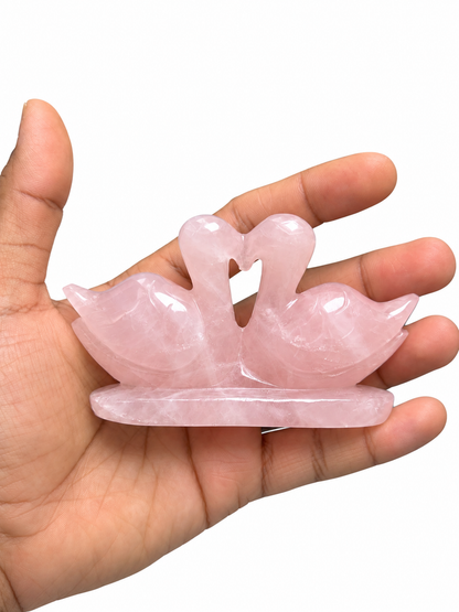 Rose Quartz Duck