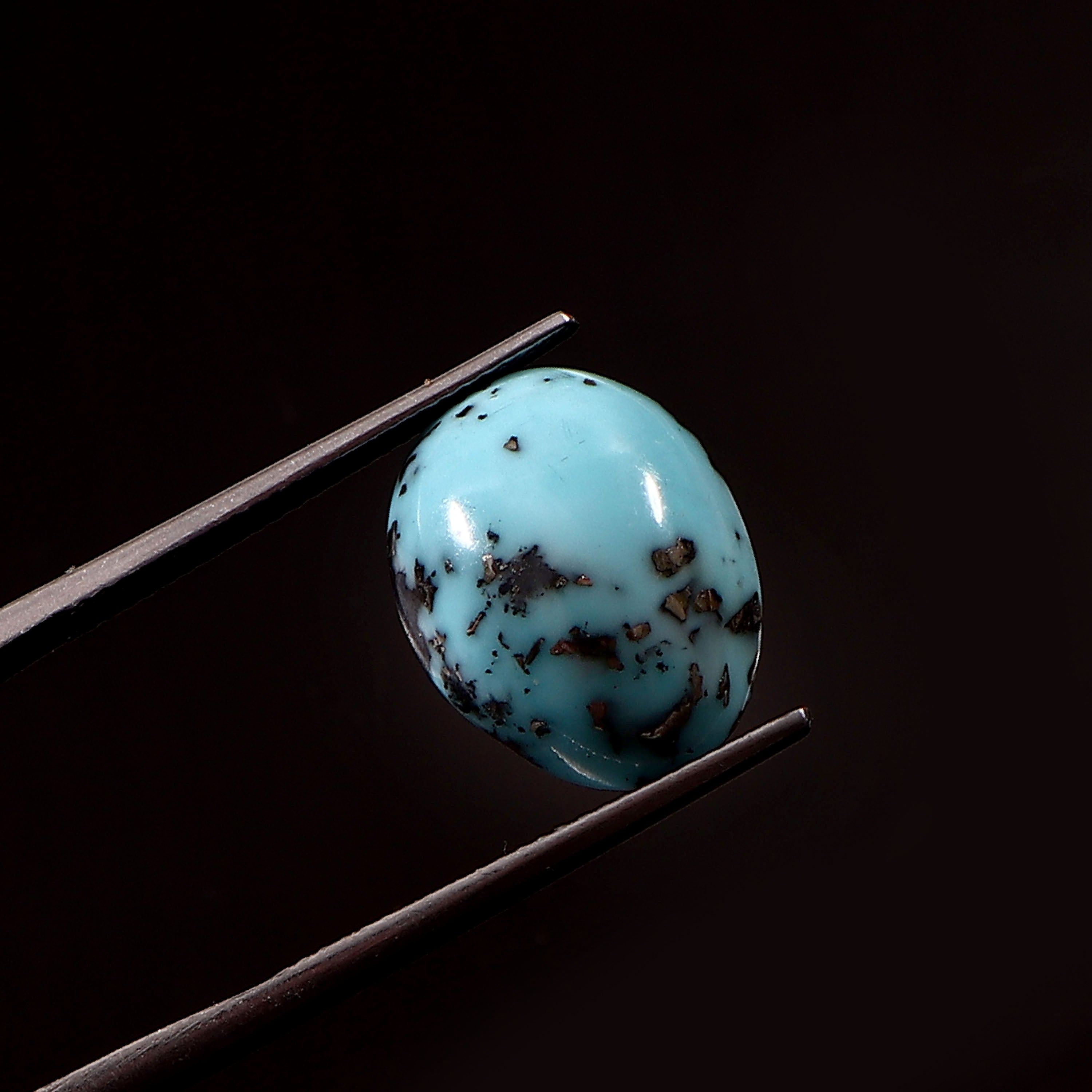 Irani Turquoise (Firoza) ( 9.7 Carat/ 10.64 Ratti )