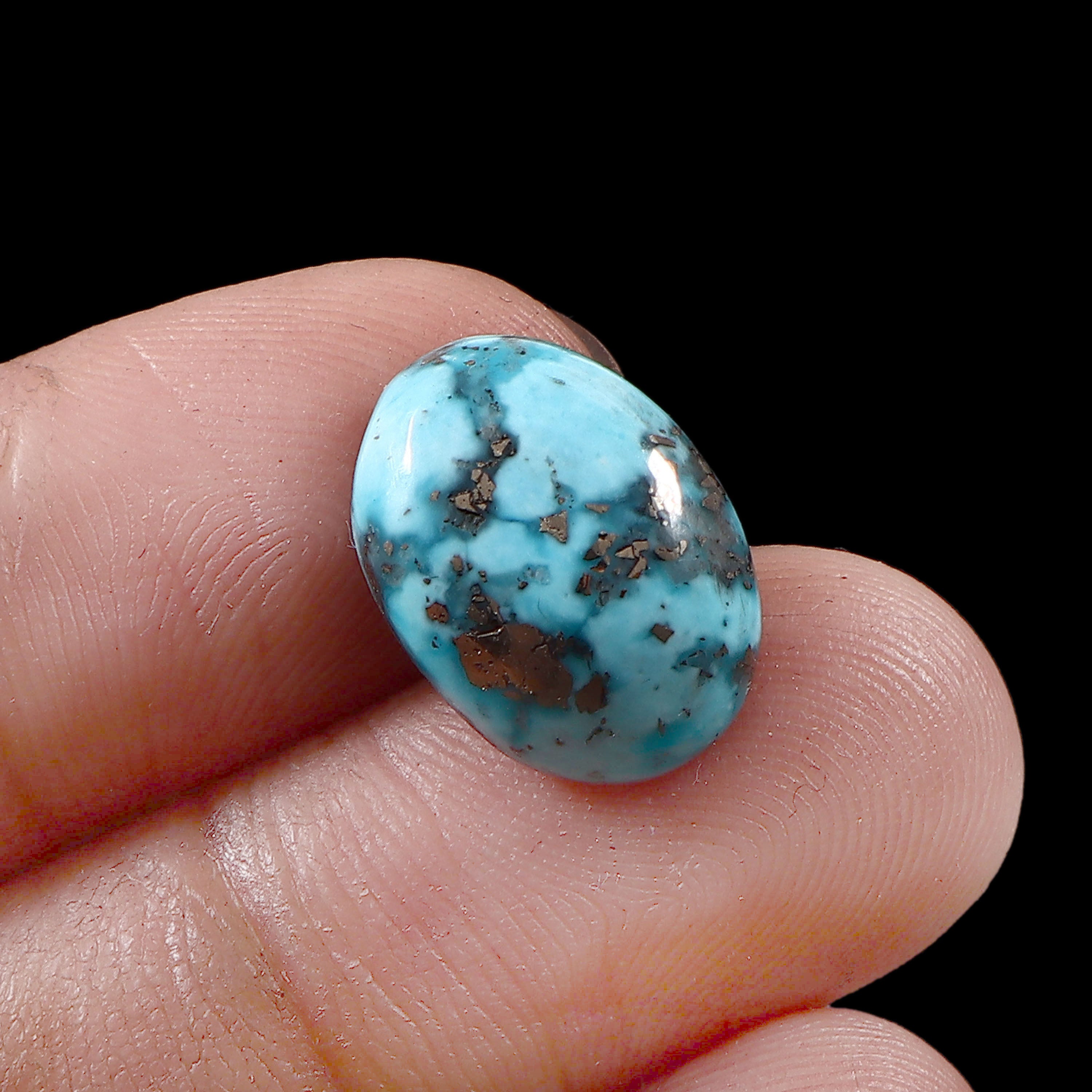 Irani Turquoise (Firoza) ( 8.8 Carat/ 9.65 Ratti )