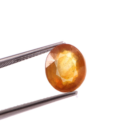 Yellow Sapphire (Pukhraj) (6 Carat, 6.58 Ratti)