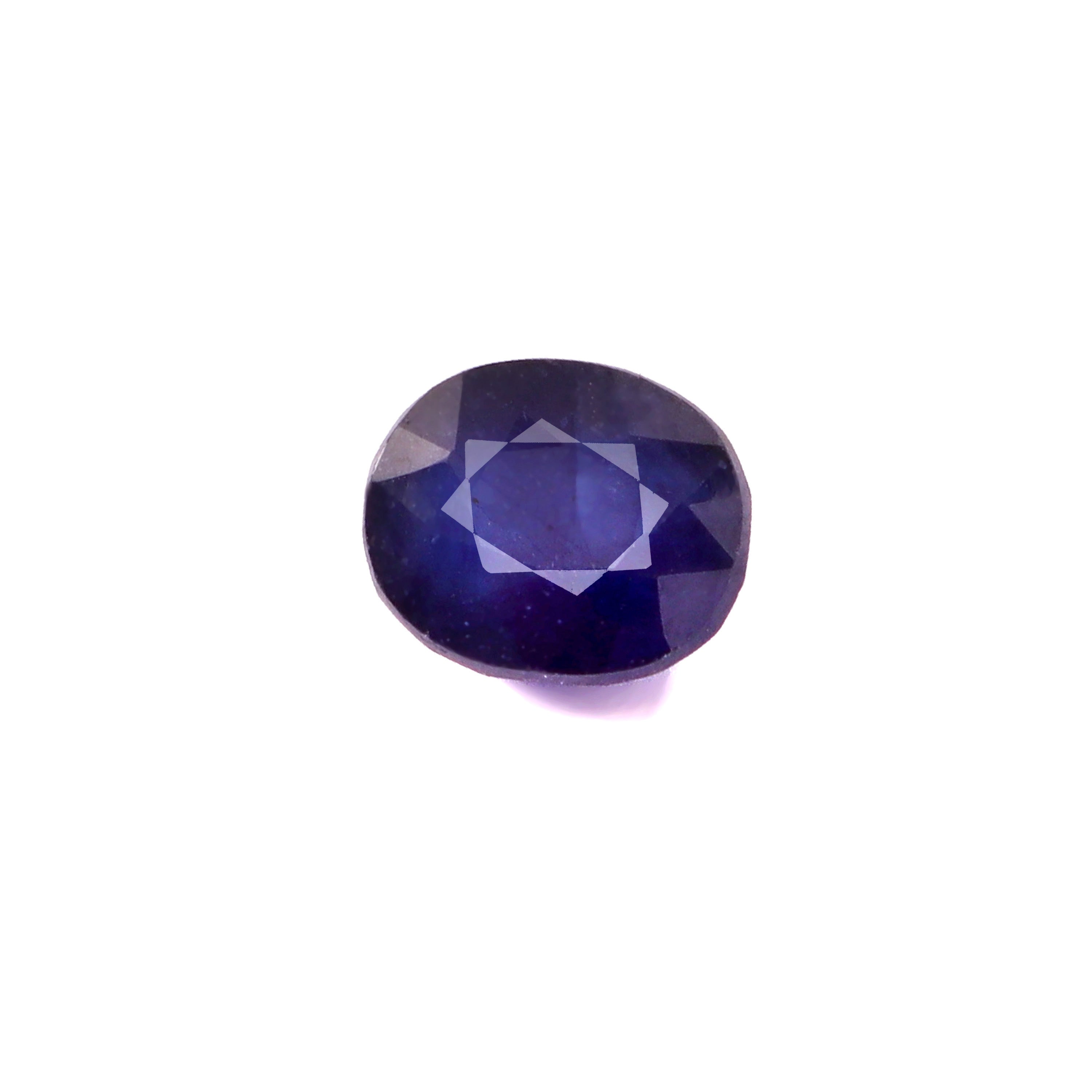 Blue Sapphire (Neelam) (6.1 Carat, 6.67 Ratti)