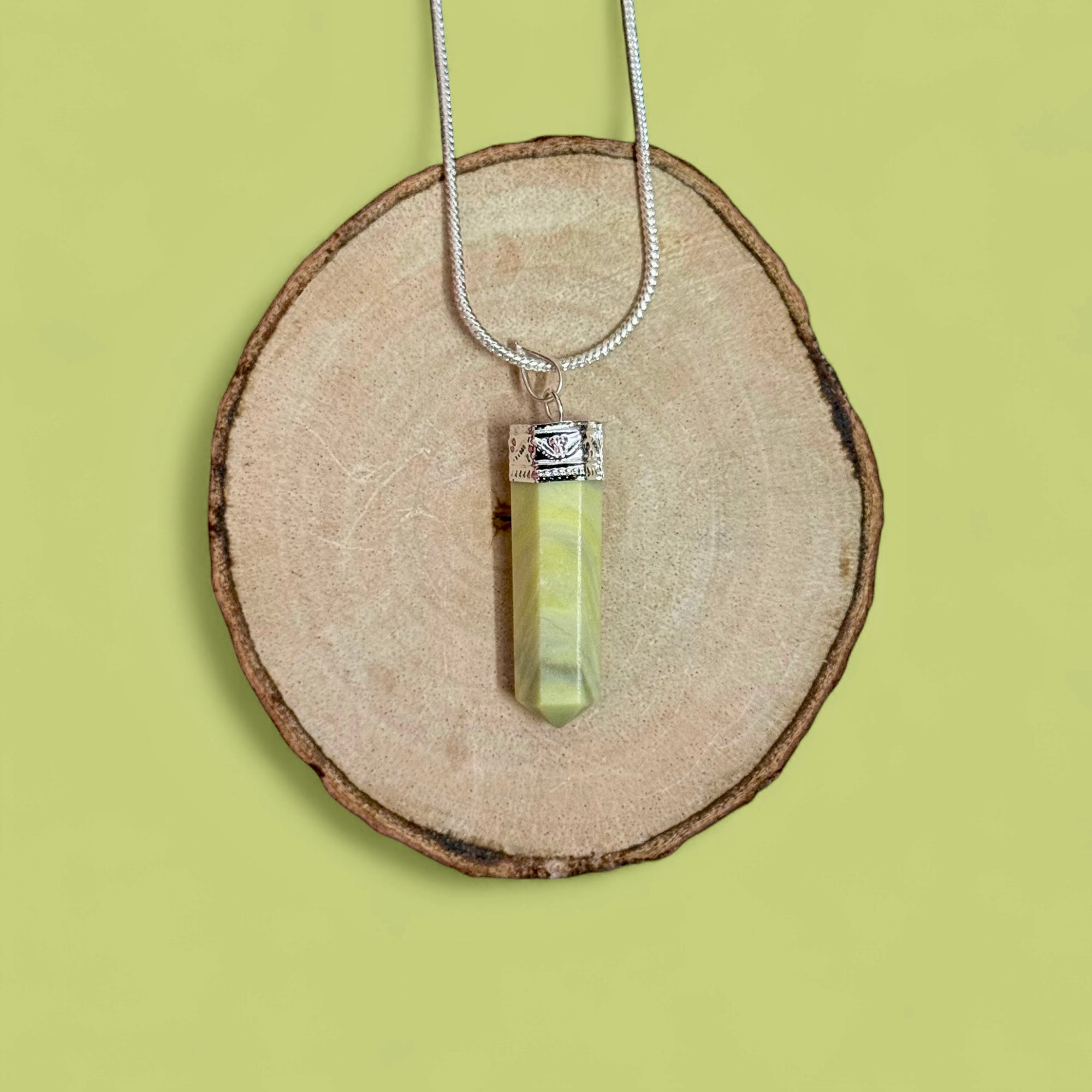 Serpentine Pencil Pendant
