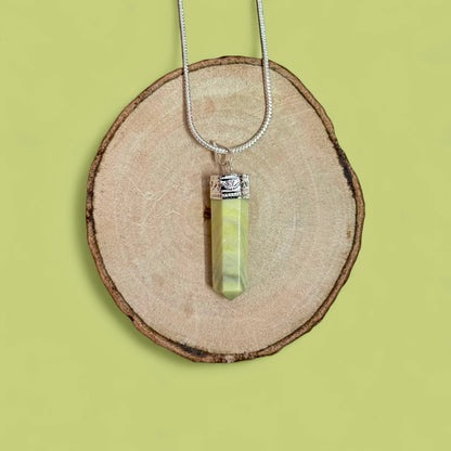 Serpentine Pencil Pendant