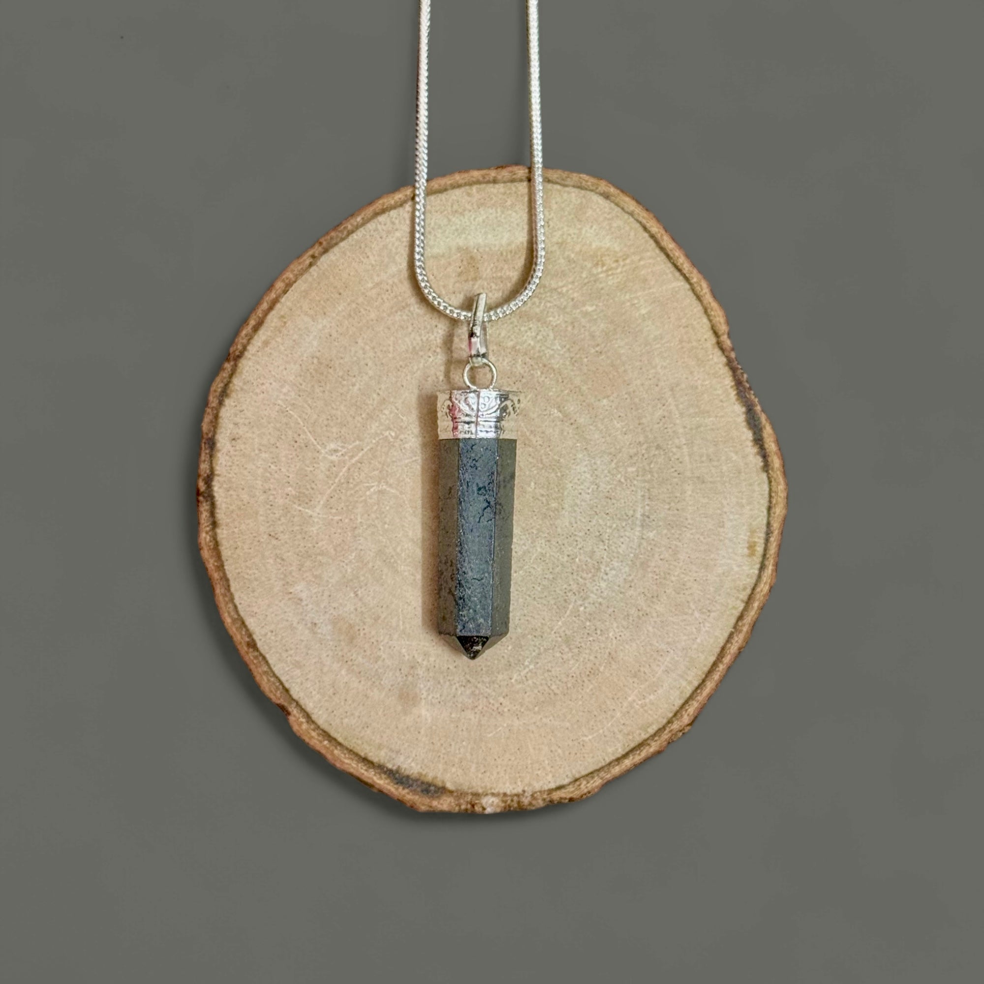 Hematite Pencil Pendant