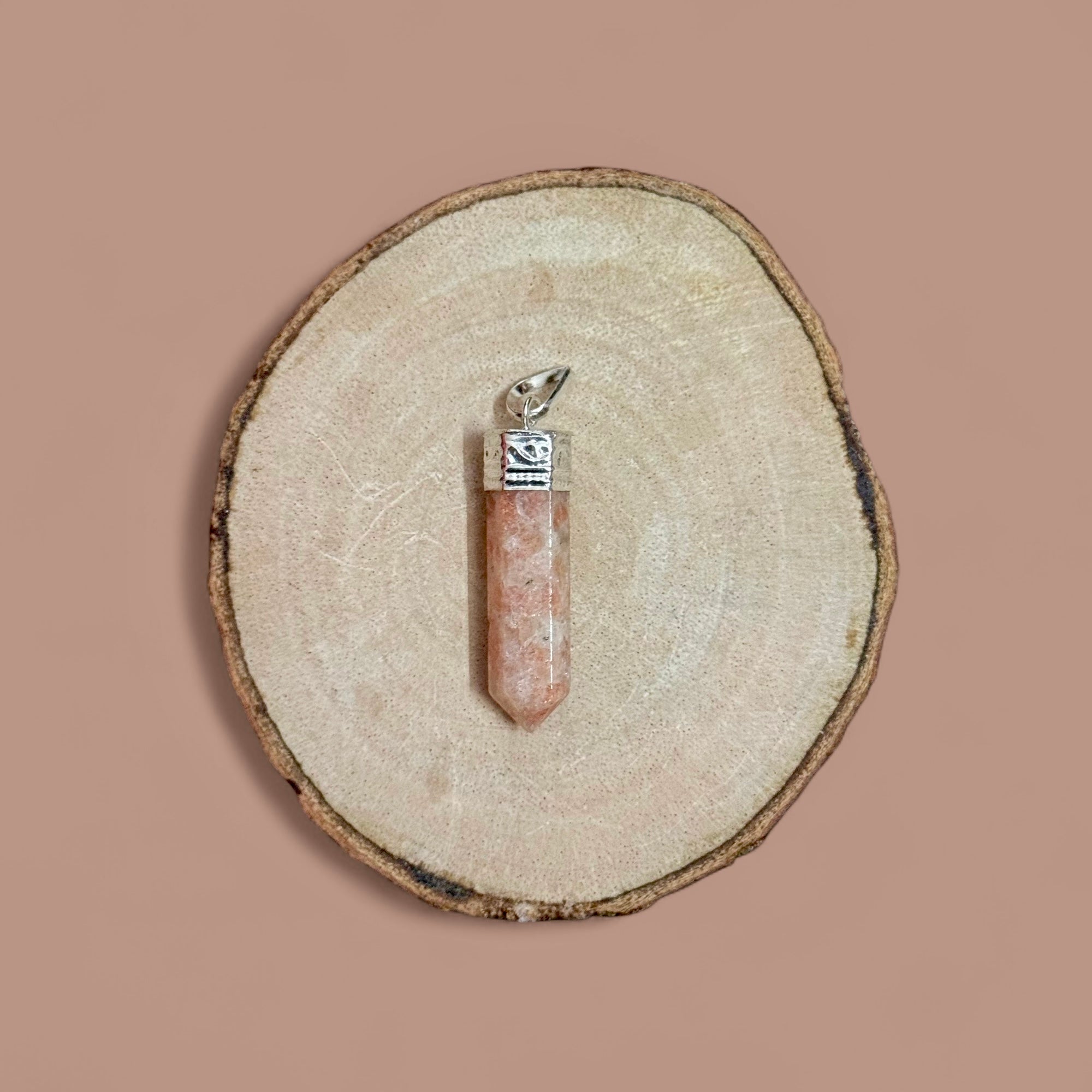 Sunstone Pencil Pendant