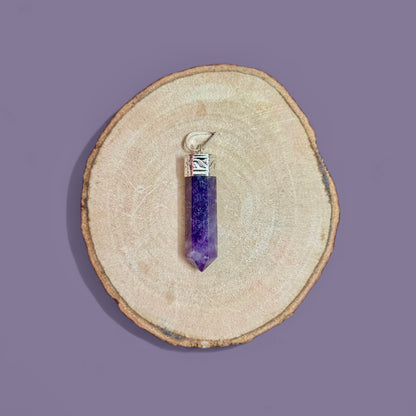 Lepidolite Pencil Pendant