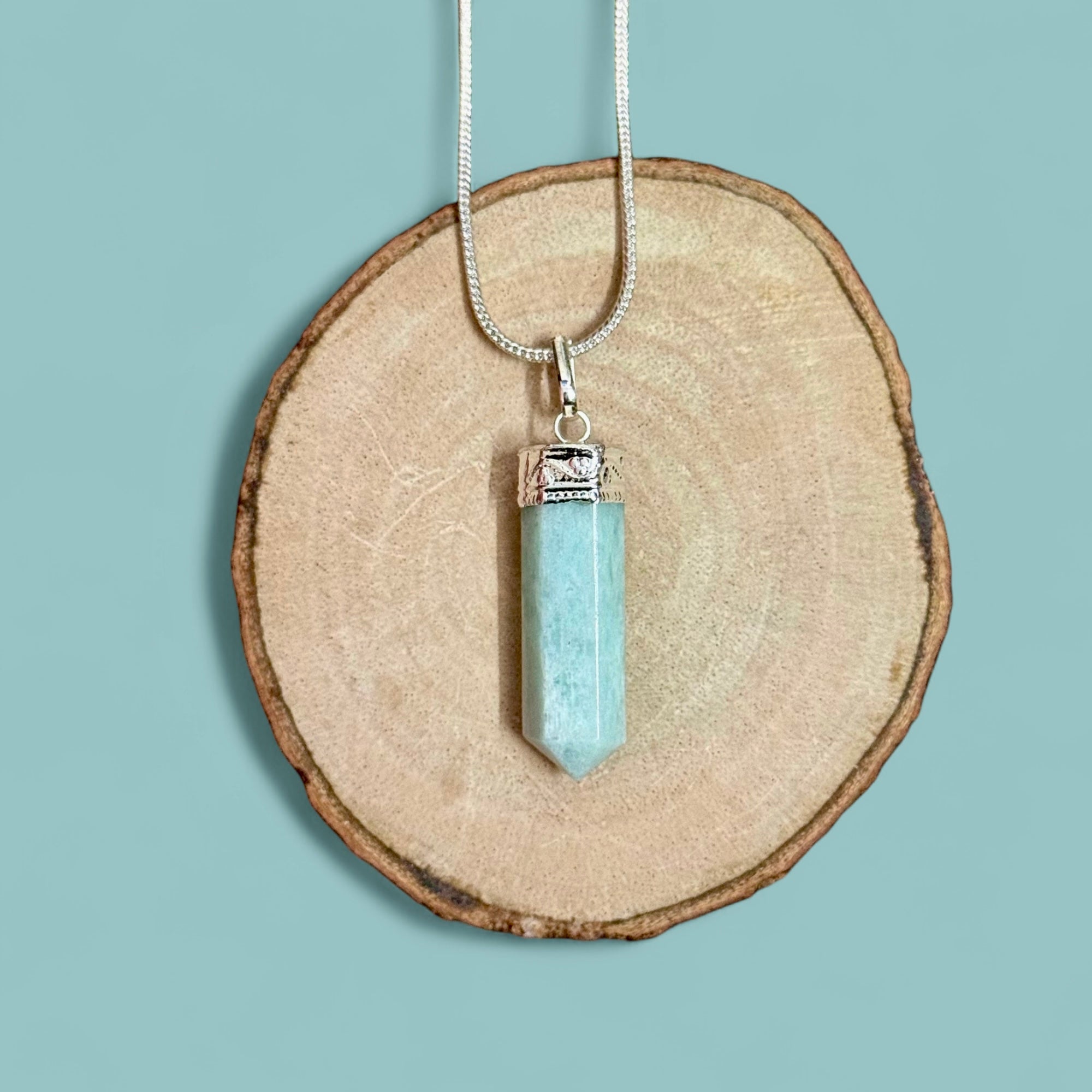 Amazonite Pencil Pendant