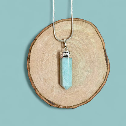Amazonite Pencil Pendant