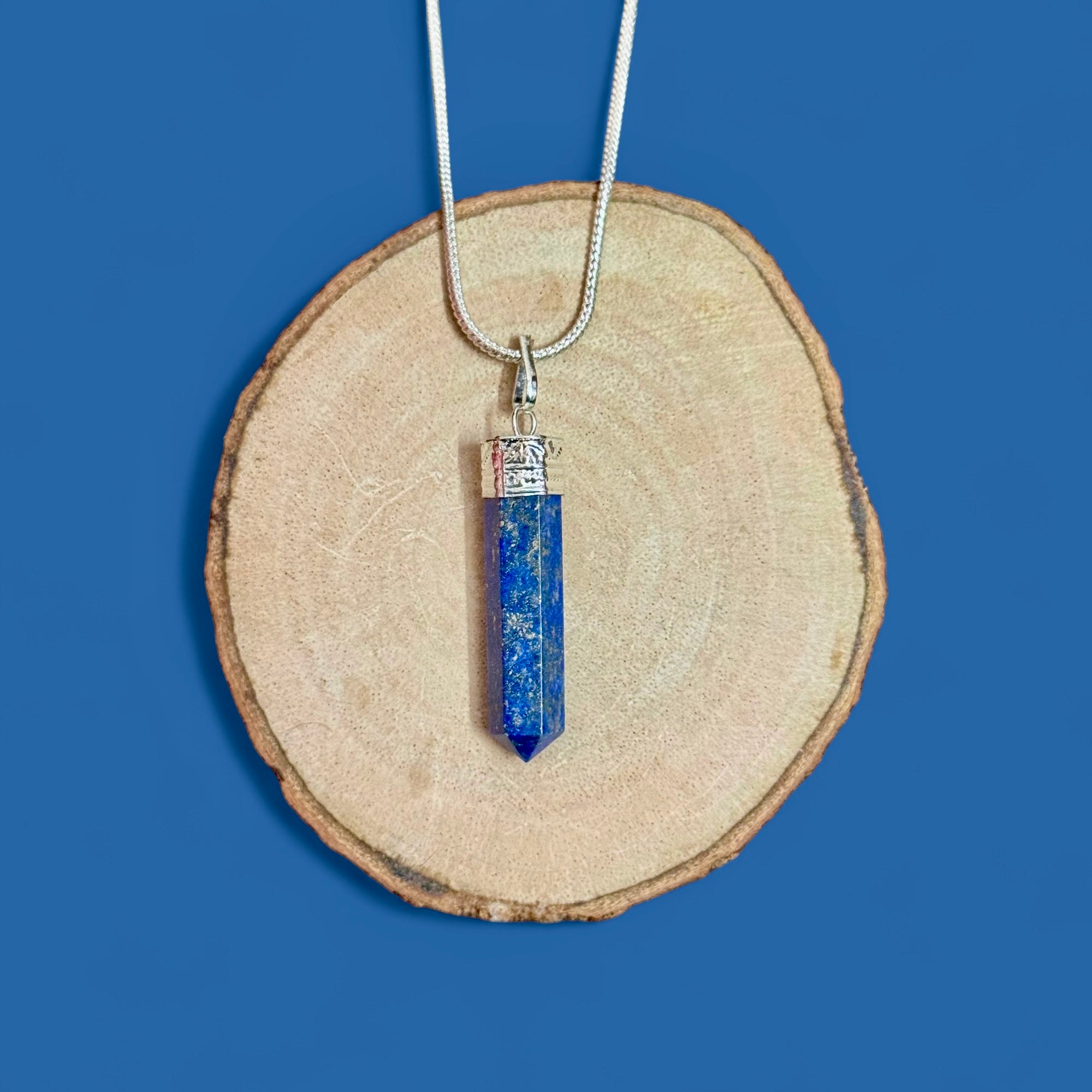 Lapis Lazuli Pencil Pendant